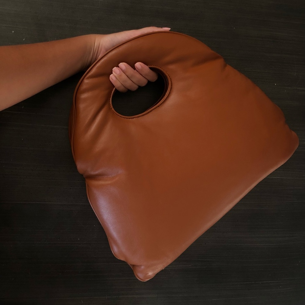 Anthropologie faux leather bag